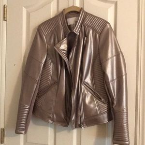 Faux leather jacket